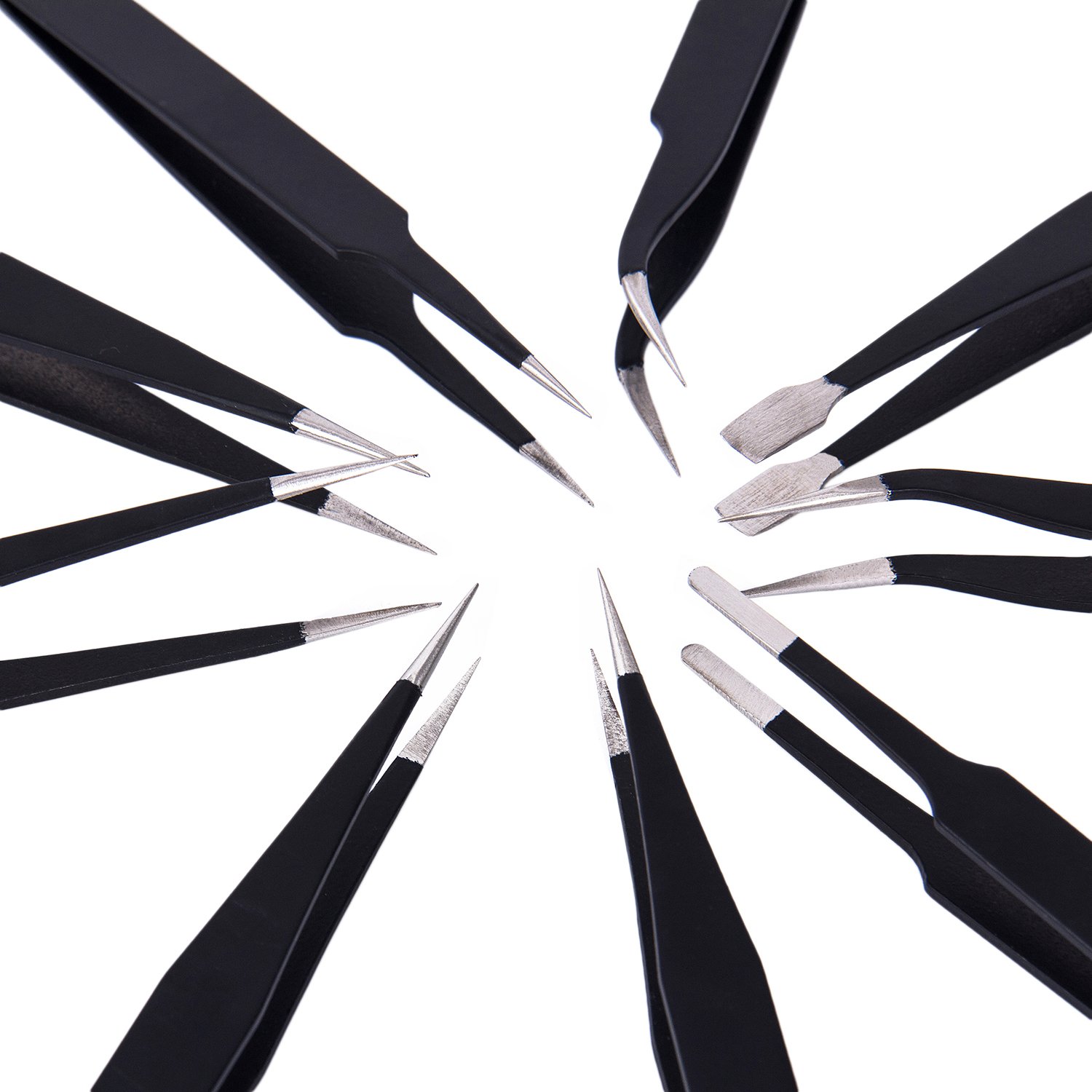 คีมคีบ (Tweezer) ยี่ห้อ VETUS ป้องกันไฟฟ้าสถิตย์ รุ่น ESD-10 ถึง ESD-17