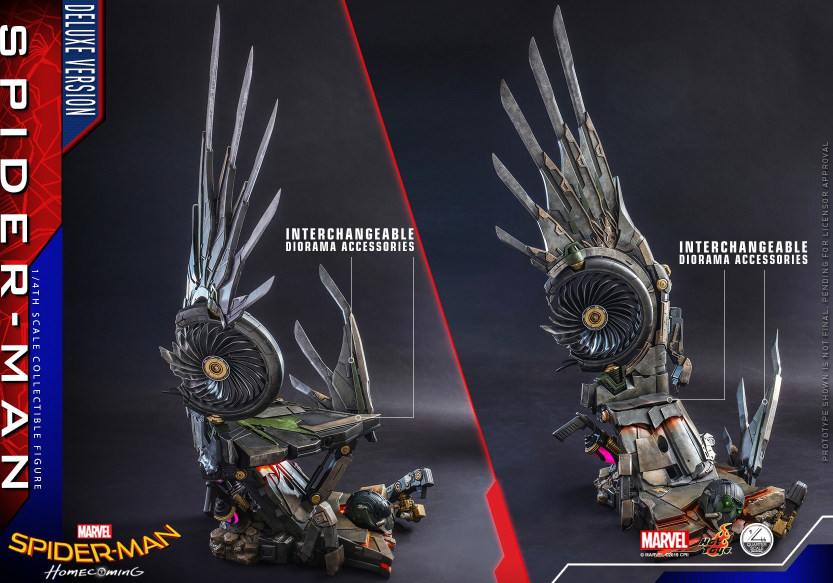 "Pre-Order" Hot Toys Spider-Man: Homecoming - 1/4th scale Spider-Man Collectible Figure (Deluxe Version)