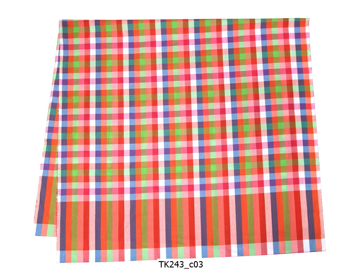 [2ม.] ผ้าขาวม้า TK243 ส้ม