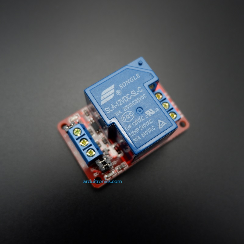 30A 12VDC Power Relay Coil ( High/Low Level Trigger )