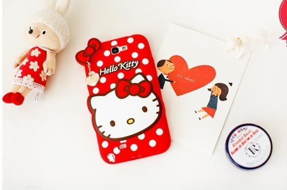 Pre-Order เคสโทรศัพท์มือถือแบบฝาหลังซิลิโคน หน้า Hello Kitty สำหรับ Sumsung S4 / i9500 มี 4 สี