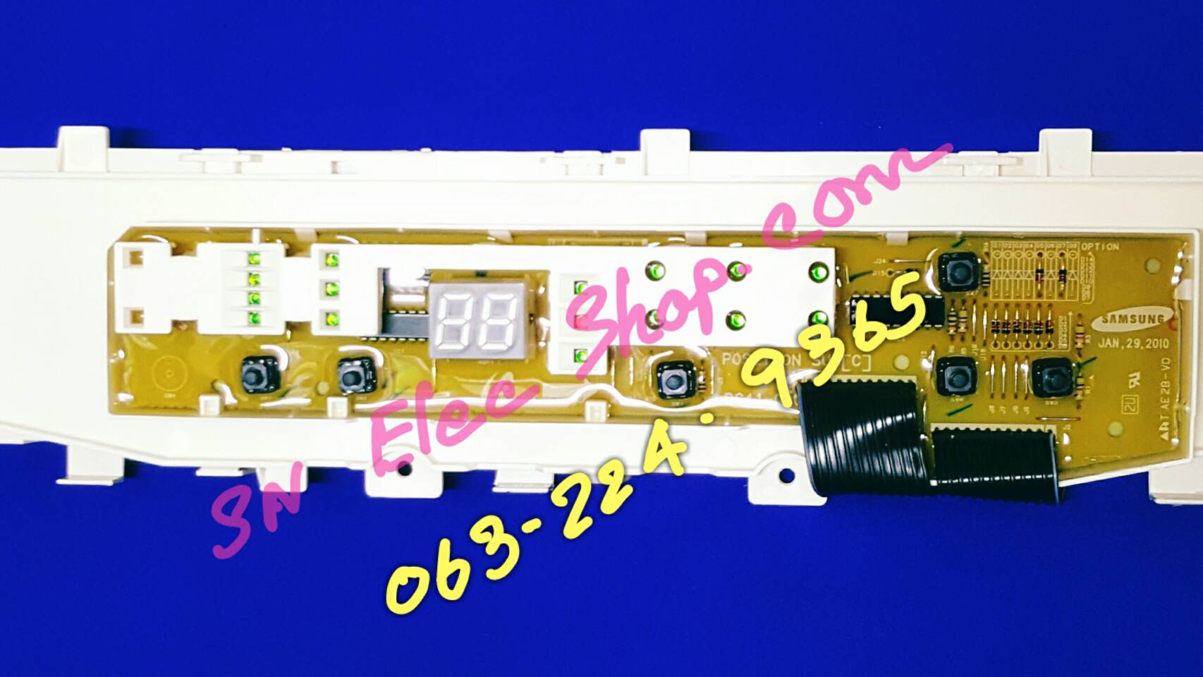 DC92-00460A (บริษัทให้ใช้แทนพาร์ทนี้ MFS-UE10NCC-T2) ใช้กับรุ่น WA10U3DEC/XST :WA11U3DEC/XST :WA11U3GEC/XST :WA98U3DEC/XST
