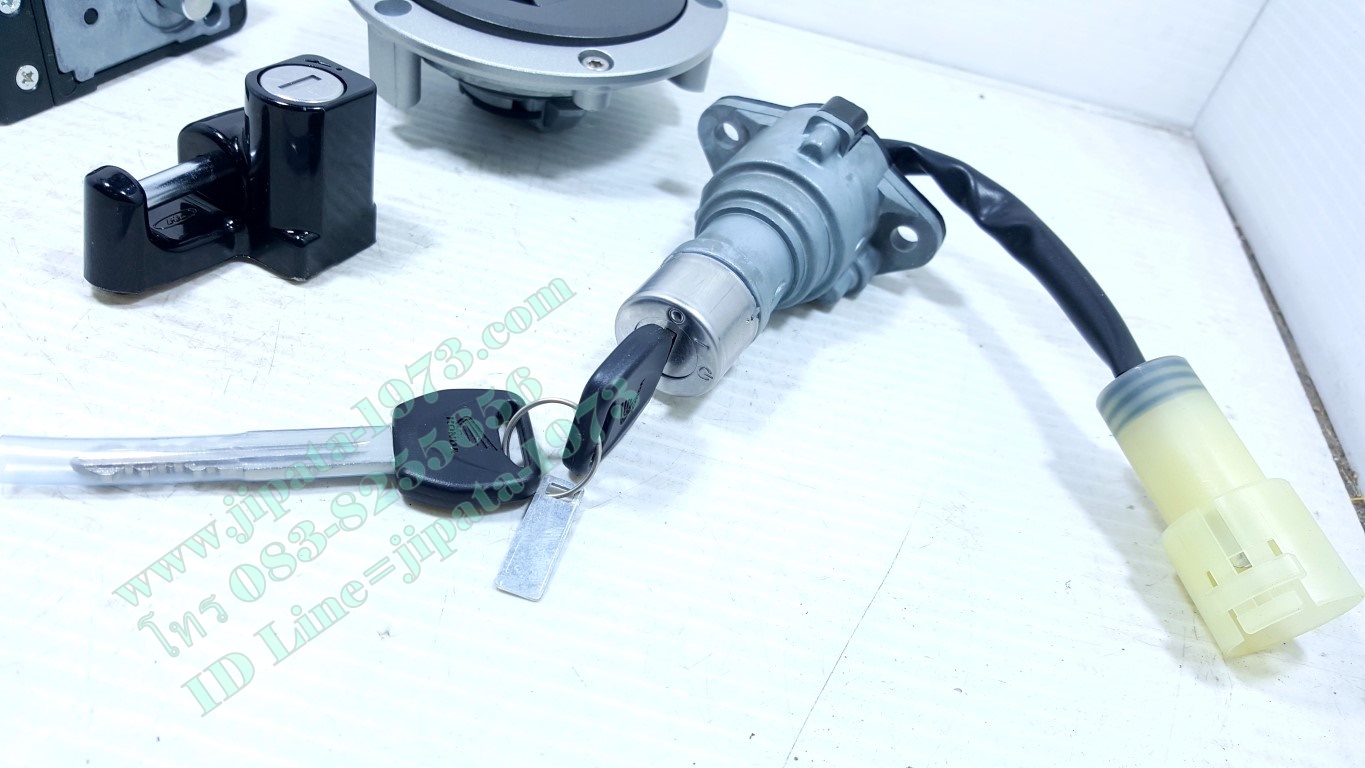 (Rebel 300) ชุดสวิทช์กุญแจ ชุดใหญ่(พร้อมฝาถัง) Honda Rebel 300 แท้