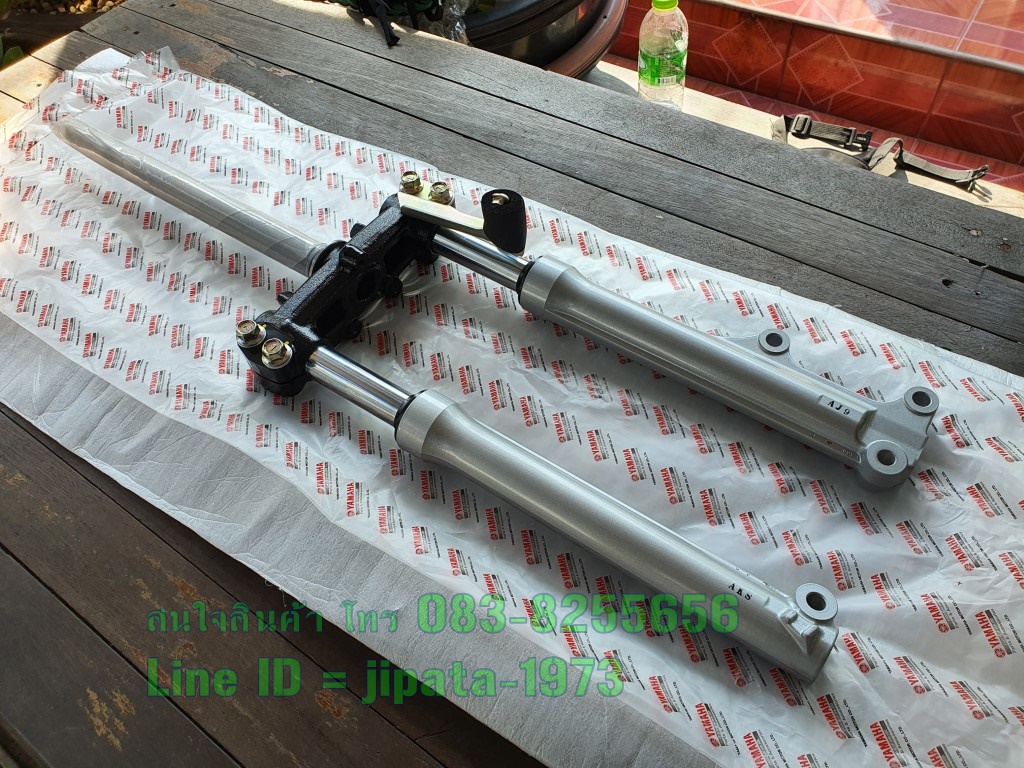 (Fino 125 i) ชุดแผงคอพร้อมโช้คอัพหน้า Yamaha Fino 125 i แท้