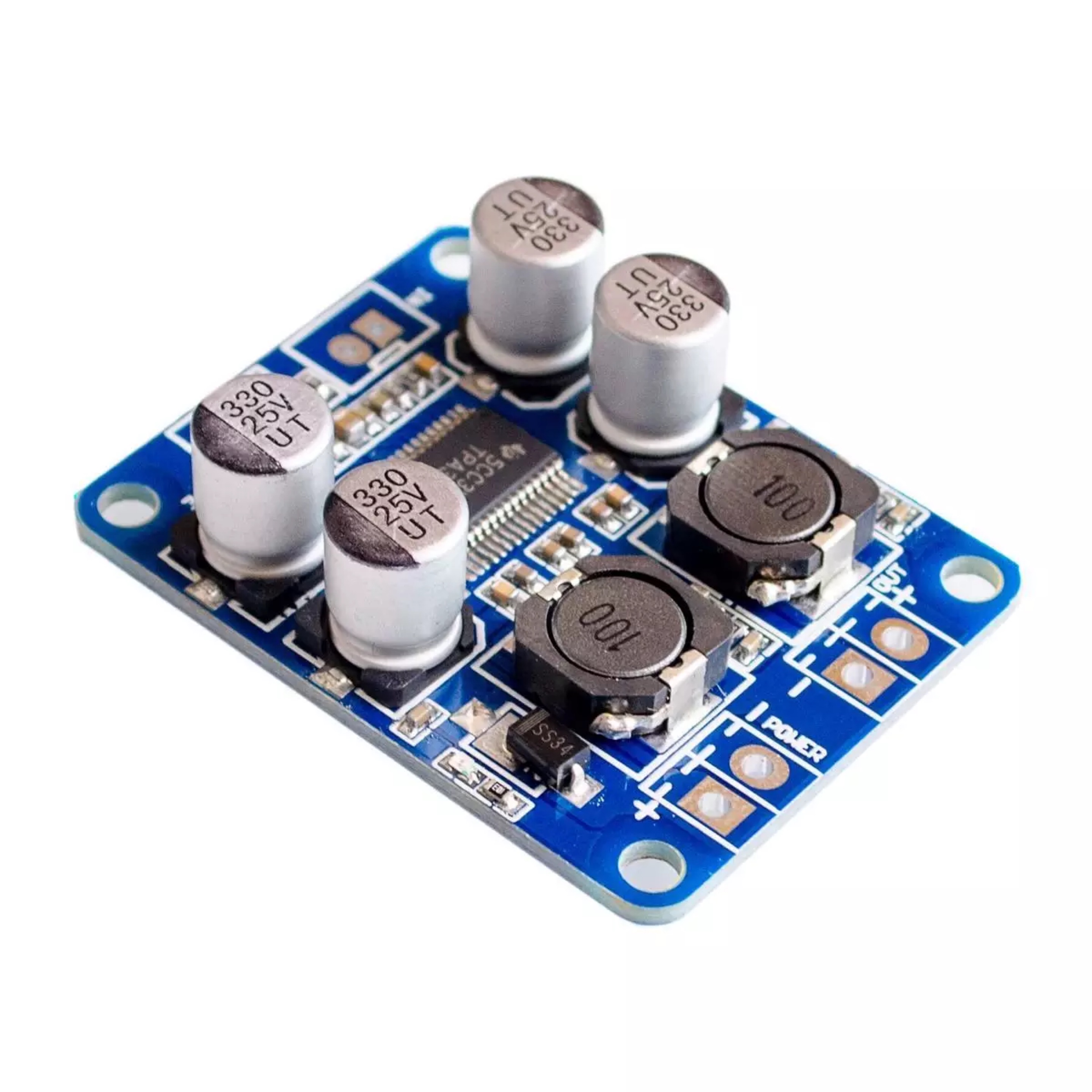 TPA3118 PBTL Mono Digital Power Amplifier Board บอร์ดวงจรขยายเสียงคลาส D ขนาด 60W ใช้ไฟเลี้ยง 8-24V