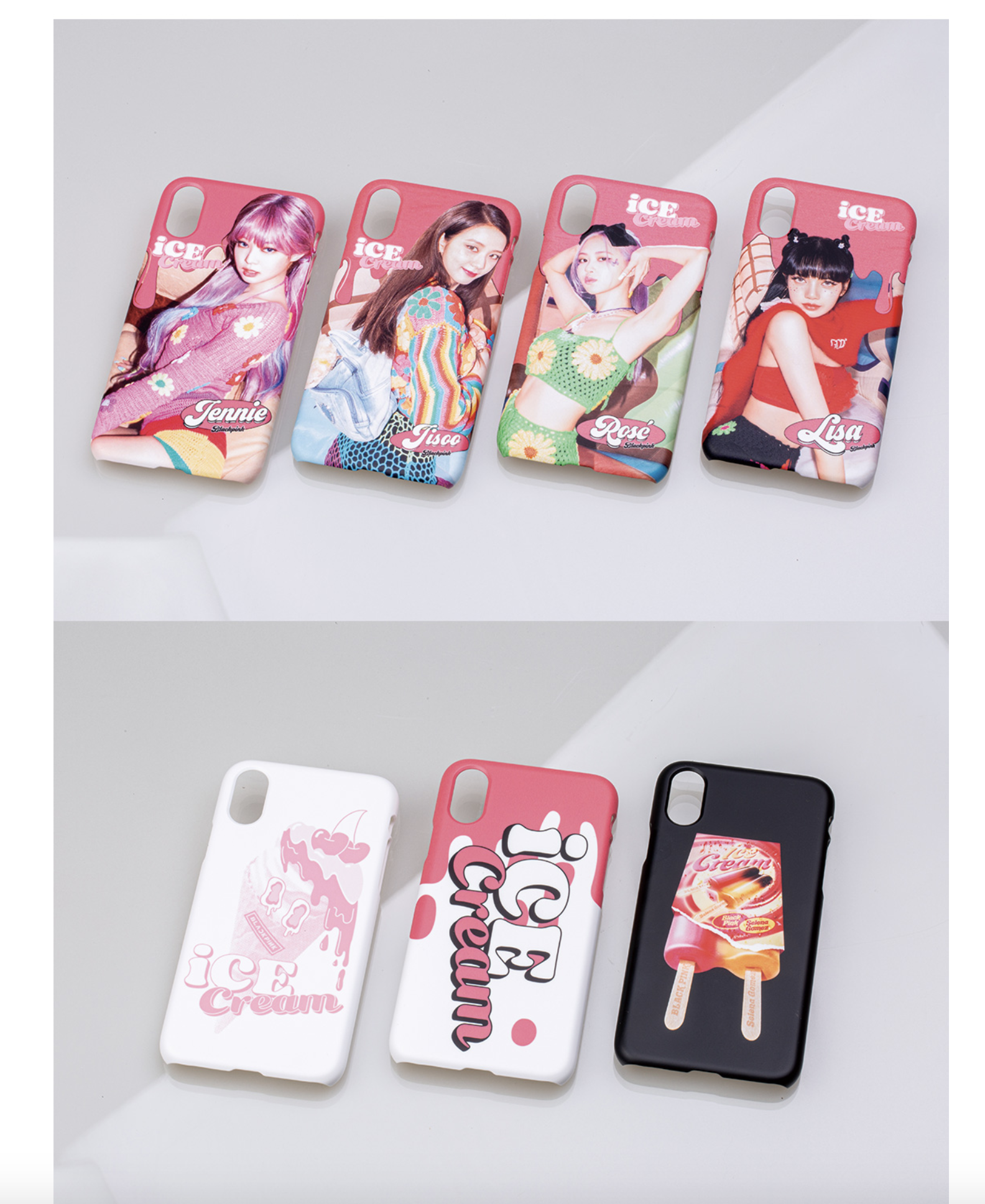 BLACKPINK - [ICECREAM] BLACKPINK - iPHONE CASE ระบุแบบที่ต้องการ Limited ผลิตจำกัด ไม่มีผลิตเพิ่มนะคะ