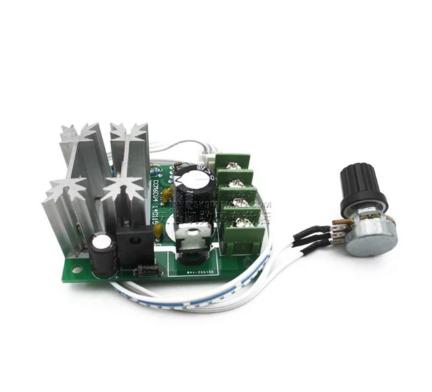 PWM DC-Motor Speed Controller 6V 12V 24V Stepless Switch 10A (20A Peak)
