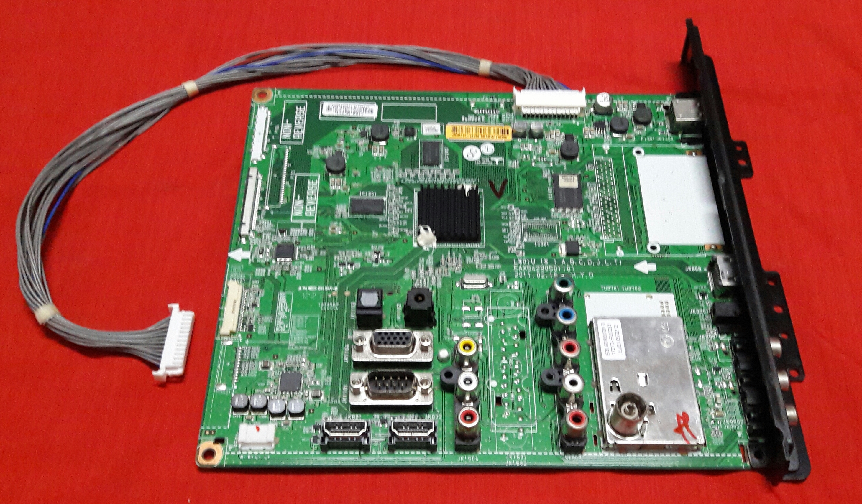 LG-Main (เมนบอร์ด แอลจี) รุ่น 32LK450-TA. เวอร์ชั่นจอ AUO