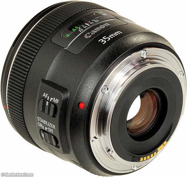 ให้เช่าเลนส์ Canon EF 35mm f/2 IS USM