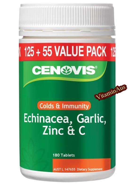 Echinacea Garlic Zinc & C Value Pack 180 Tablets