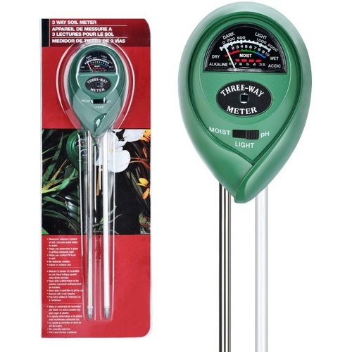 3-in-1 Soil Meter (pH, Moisture, Light)