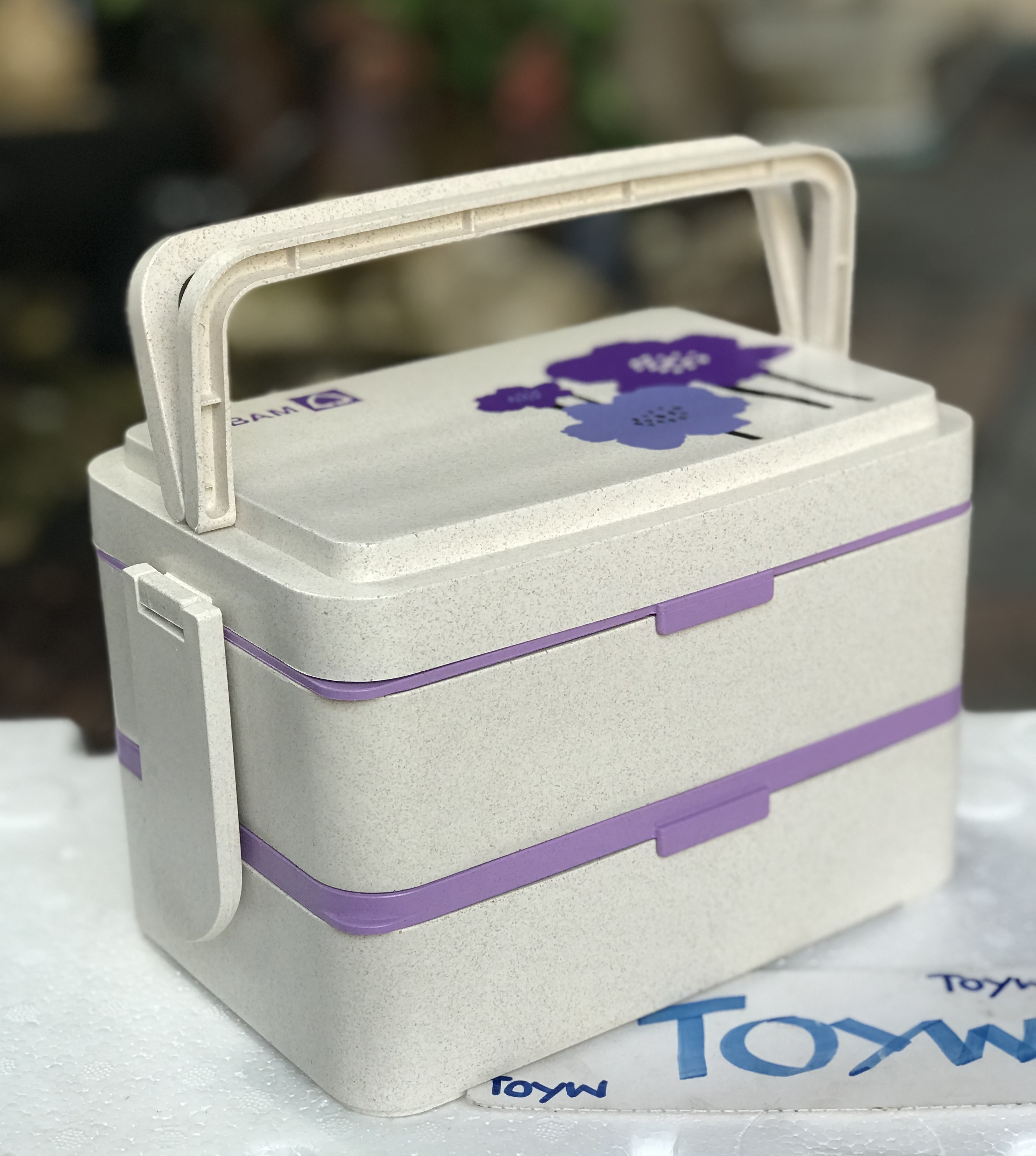 ชุดกล่องใส่อาหารรักษ์โลก ชุดกล่องข้าวกล่องใส่อาหาร ธนาคารไทยพานิชย์ SCB ราคา 290 บาทรวมส่ง วัสดุ Food Safety PP 40% และวัสดุธรรมชาติจากฟางข้าว 60%