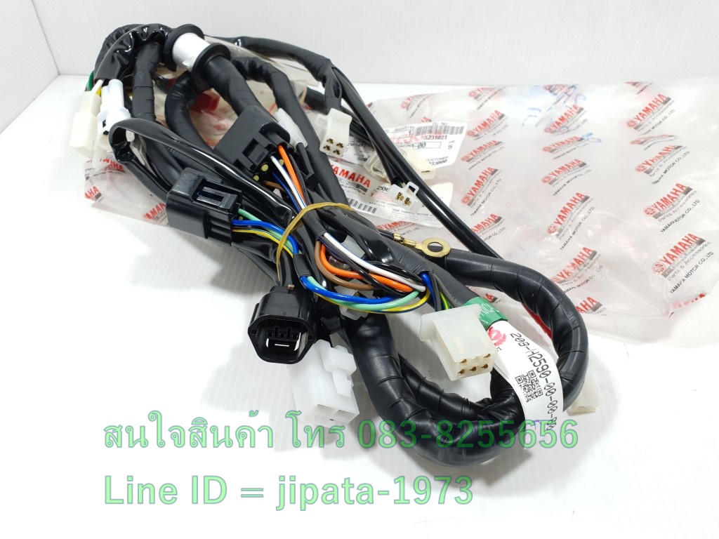 (Fino) ชุดสายไฟเมน ชุดใหญ่ Yamaha Fino 115 (เกจแยก) ปี 2011-2013 แท้