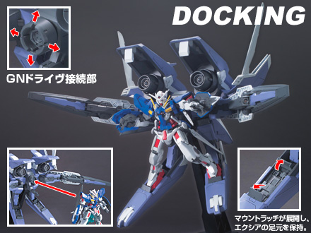 HG 1/144 GN Arms Type E + Gundam Exia (Trans-Am Mode)