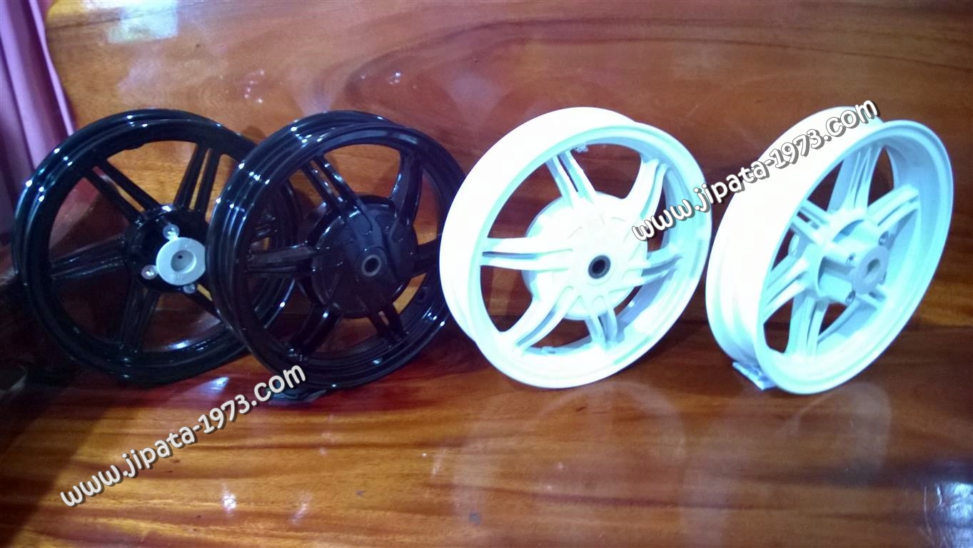 ชุดโปรโมชั่น วันสงกรานต์ ชุดล้อแม็กแท้พร้อมยาง Yamaha Fino,Mio ขอบ 12 นิ้ว