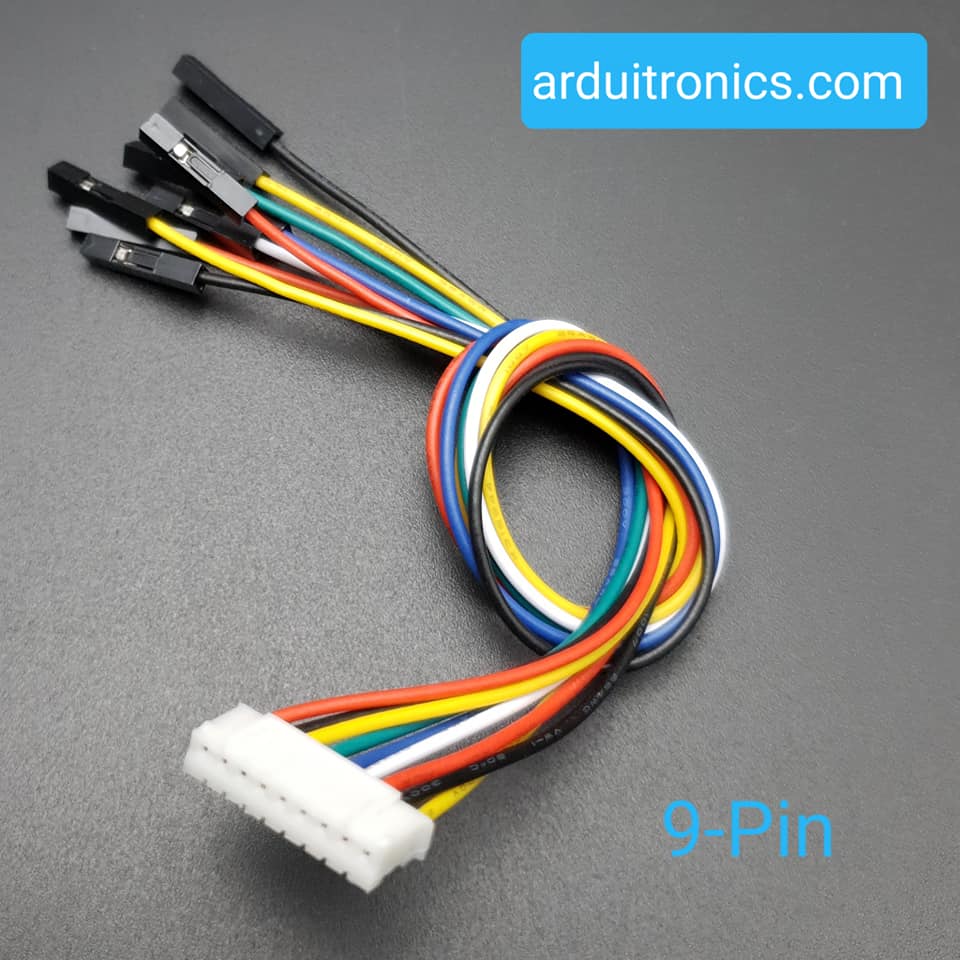 สายไฟ PH2.0mm to 9P DuPont 2.54 female Single ยาว 20cm