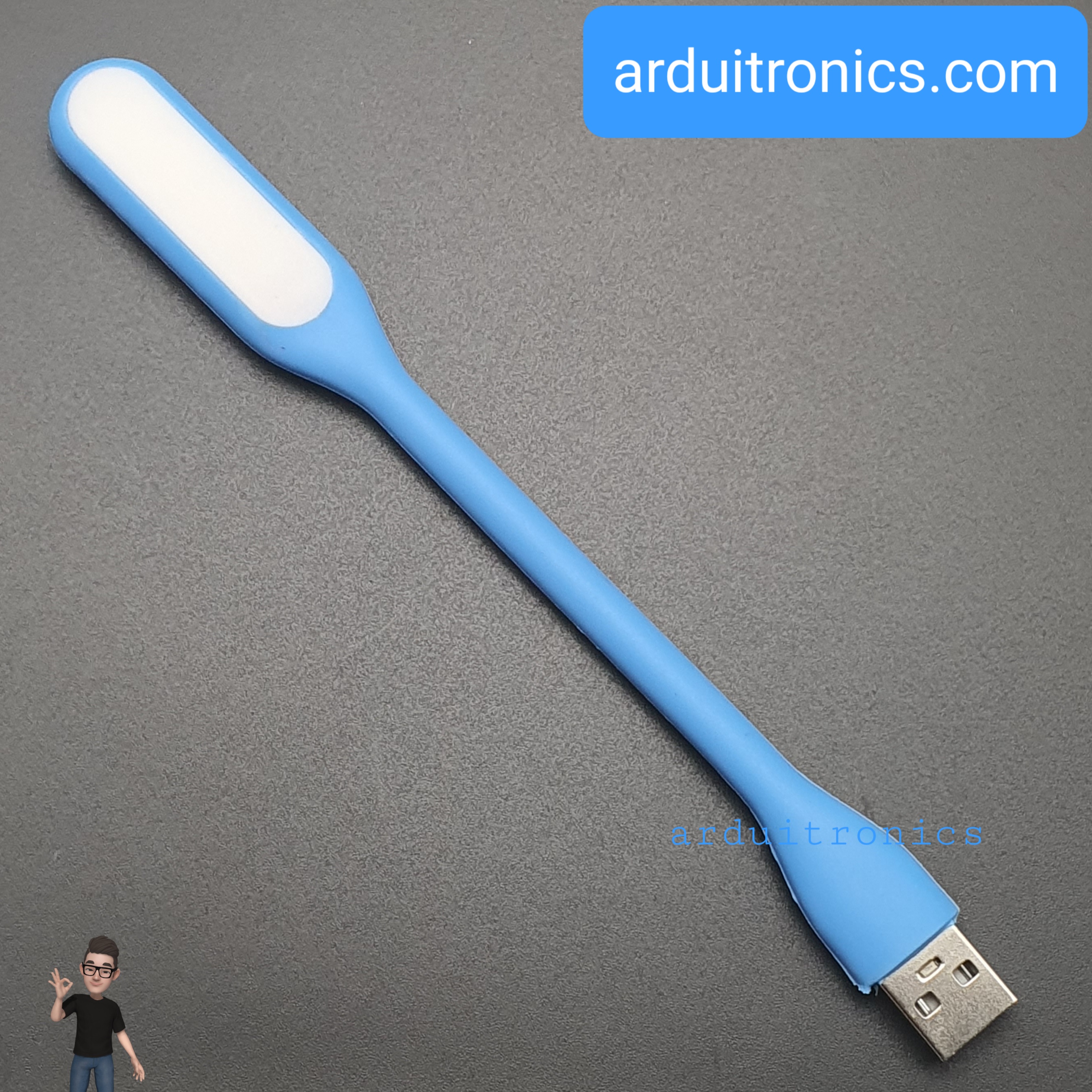 ไฟ USB LED usb night light LED table lamp soft light eye light LED ไฟฉายคละสี หัวต่อ USB แสงสีขาว จำนวน 1 ชิ้น