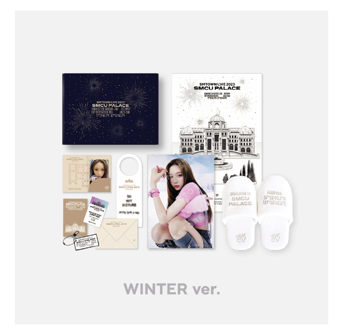 aespa - SMTOWN LIVE 2023 : SMCU PALACE @ KWANGYA OFFICIAL MD -Welcome Kit แบบ Winter