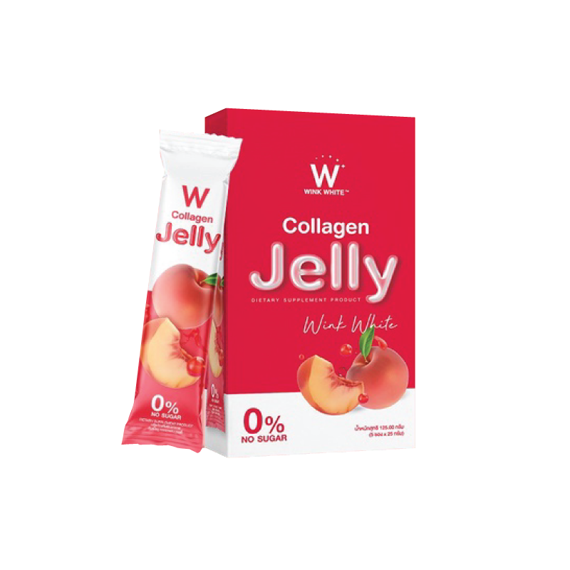 WINK WHITE Collagen Jelly เจลลี่ คอลลาเจน(กล่องแดง)