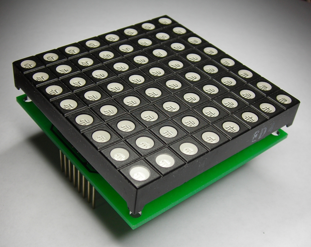 LED Dot Matrix 8x8 Full Color RGB ขนาด 60mm x 60mm (Common Anode)
