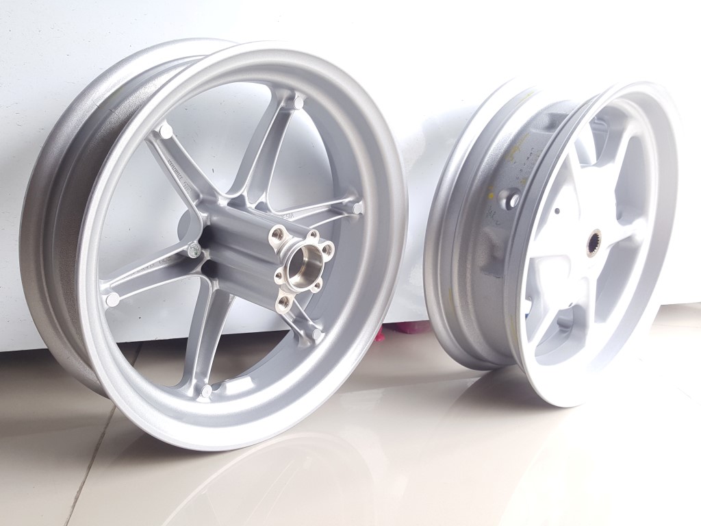 (Yamaha) ชุดล้อแม็ก Yamaha QBIX แท้