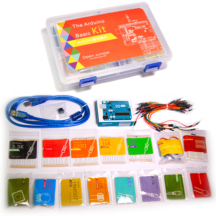 Arduino Starter Kit (บอร์ด UNO ของแท้ Chinese Version) - อุปกรณ์ 24 ชิ้น