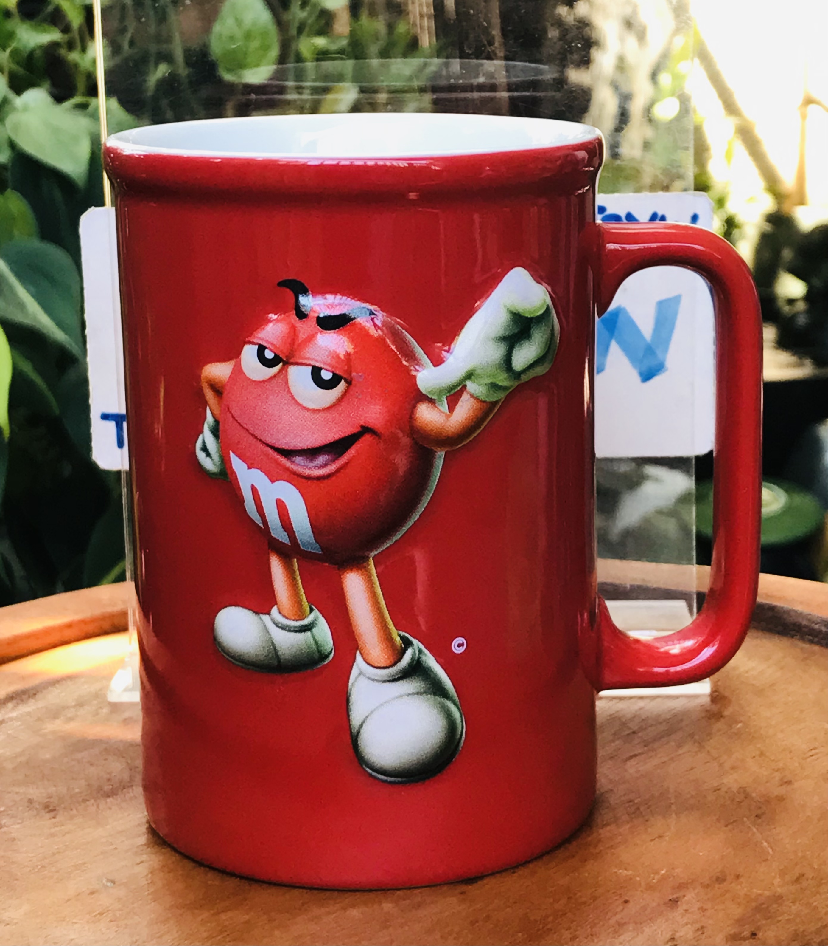 ใบละ 490 บาท ส่งต่องานสะสม Ceramic Mug แก้วมัคเซรามิค M&M ปี 2006 ลายปั๊มนูน