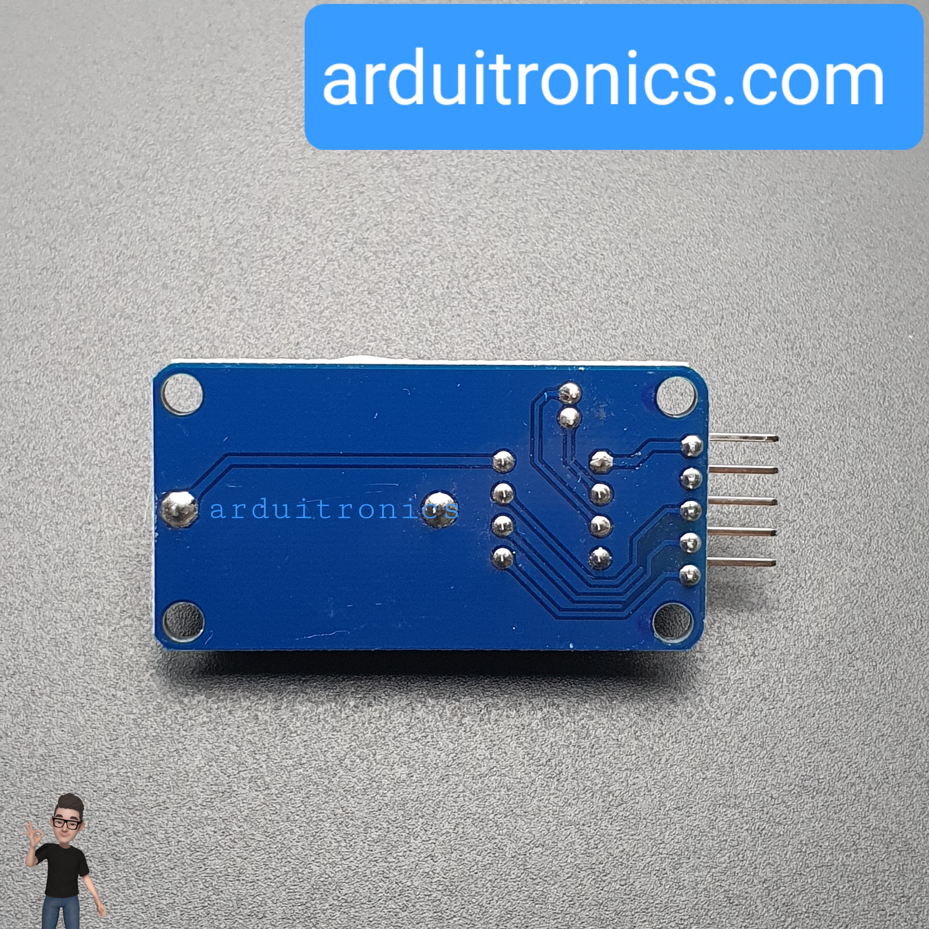 Real Time Clock Module RTC (DS1302) - Blue PCB