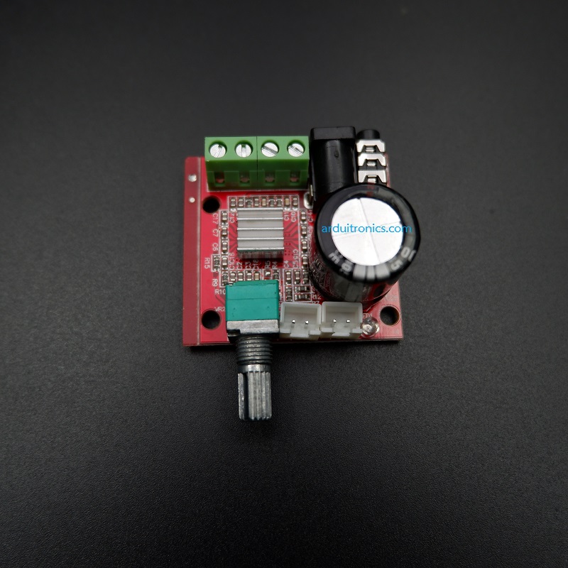 PAM8610 Stereo Amplifier Class D 10W+10W วงจรขยายเสียงแบบ Stereo กำลังขับ 10W+10W คลาส D