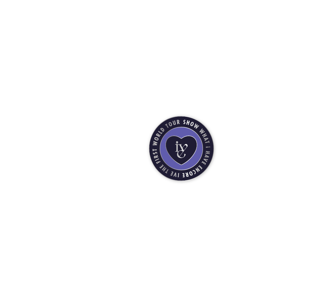 IVE -IVE THE 1ST WORLD TOUR SHOW WHAT I HAVE ENCORE - Badge