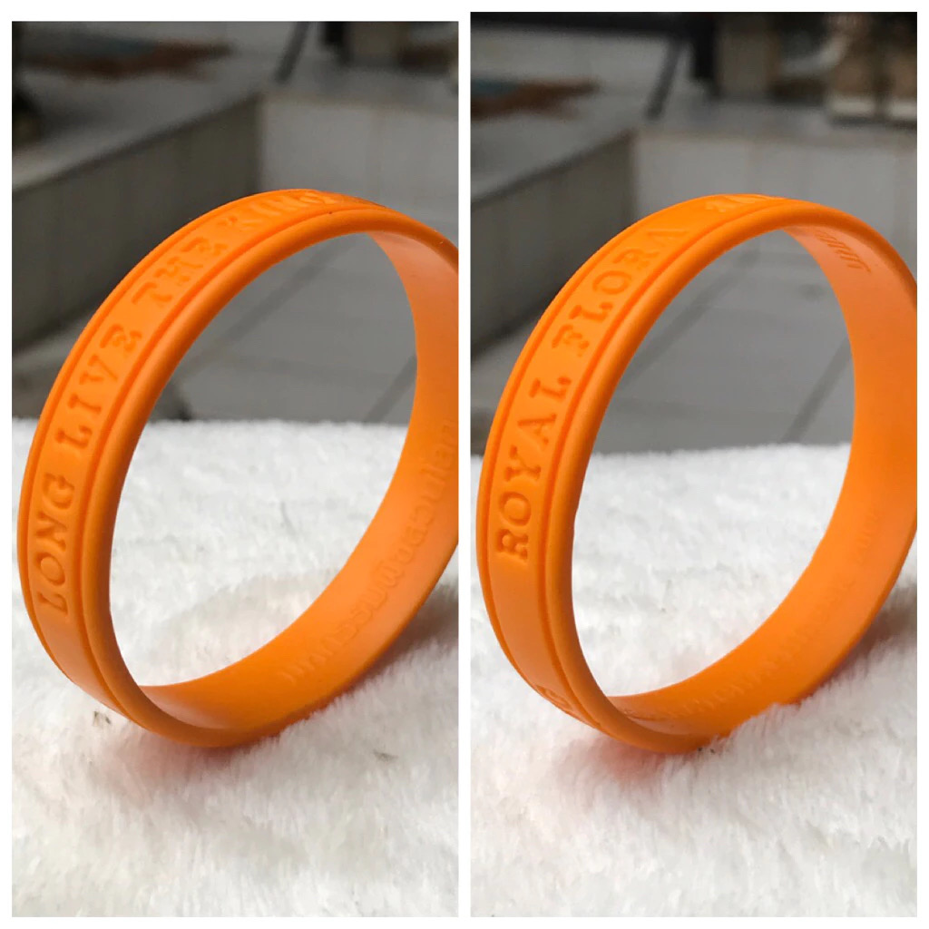 ￼Wristband ริชแบรนด์ สายรัดข้อมือ LONG LIVE THE KING มหกรรมพืชสวนโลก 2006/พ.ศ 2549 เฉลิมพระเกียรติในหลวง รัชกาลที่ 9