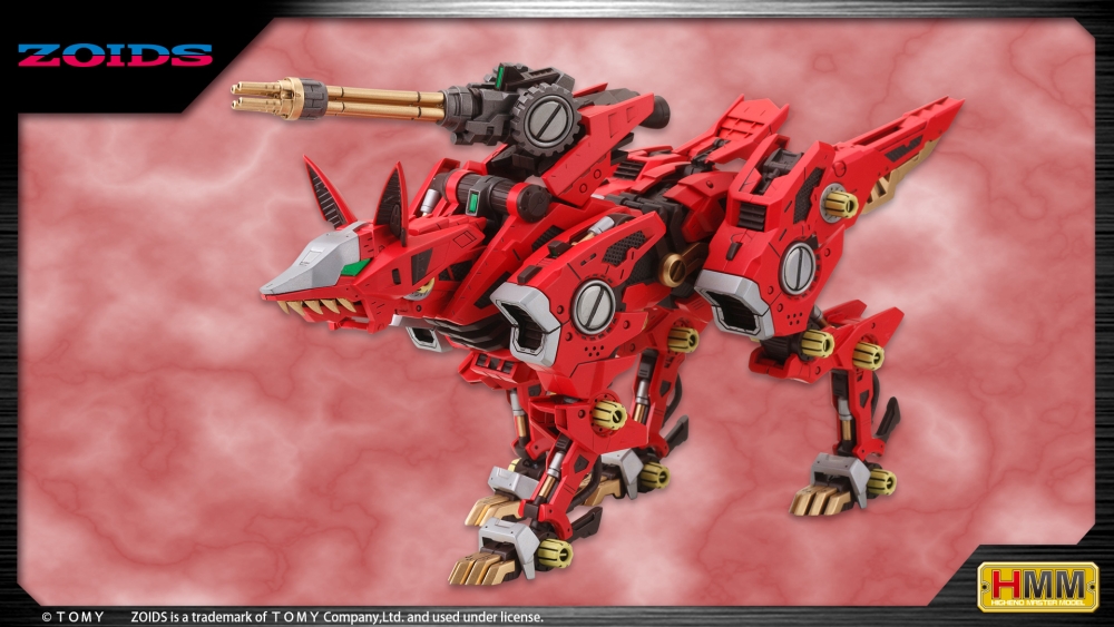 HMM 1/72 ZOIDS RZ-046 Fire Fox Marking Plus Ver.