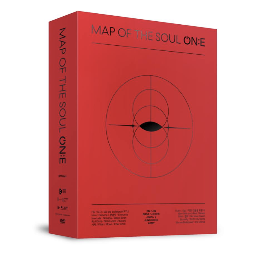 BTS -BTS MAP OF THE SOUL ON:E DVD