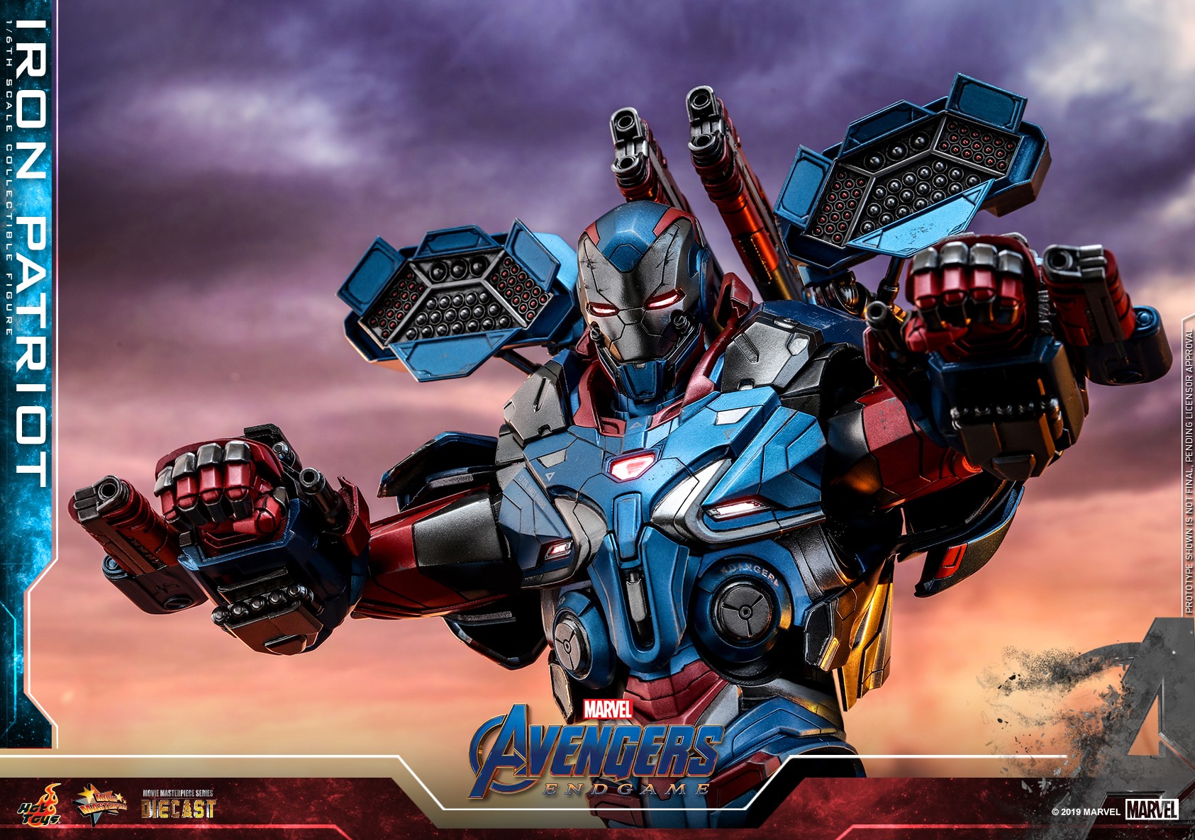 "Pre-Order" Hot Toys Avengers: Endgame - 1/6th scale Iron Patriot Collectible Figure