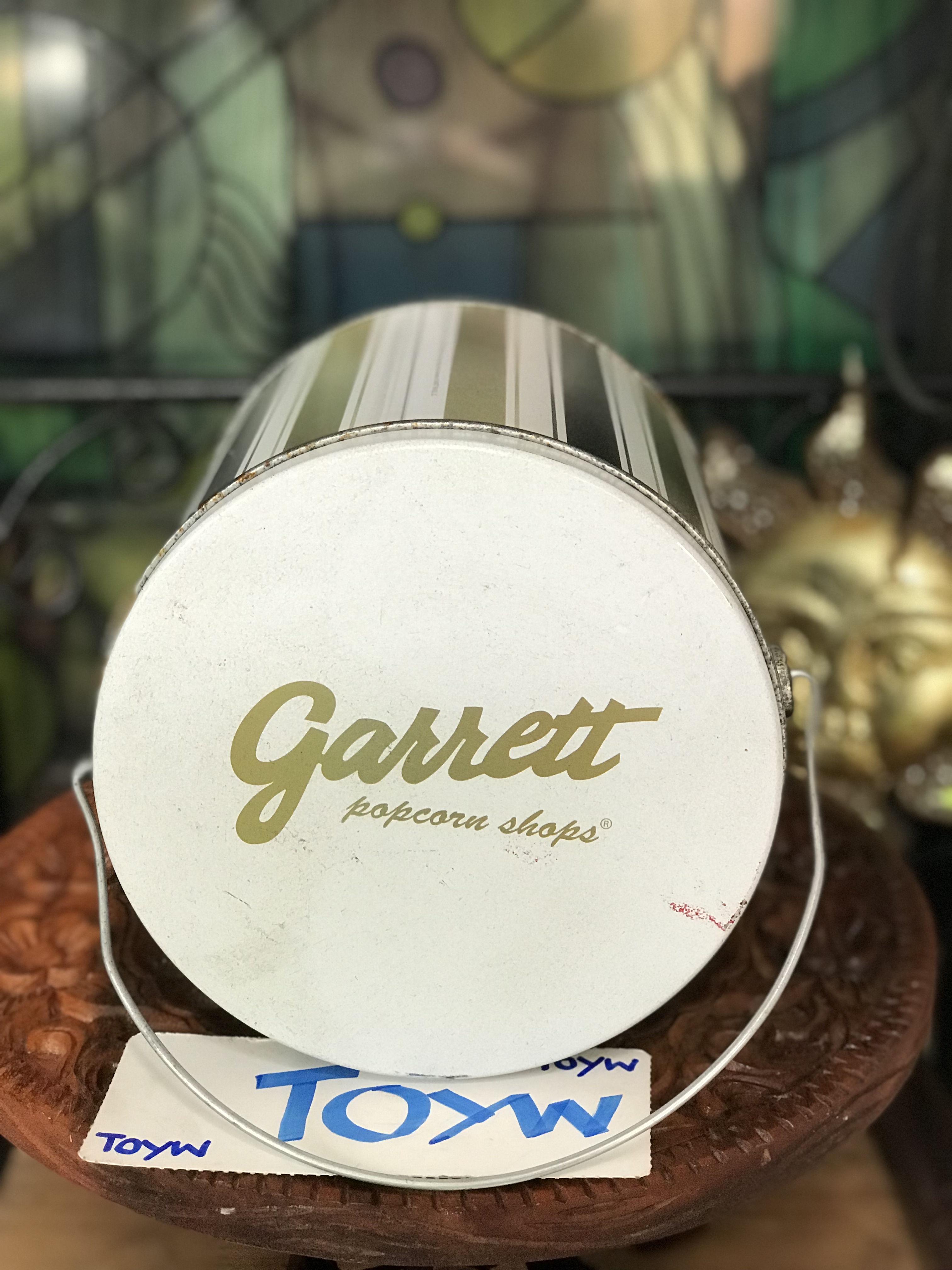 เริ่มต้น 290 บาท มิอสอง กระป๋อง ถังป็อบคอร์นกาเร็ต popcorn Garrett มีรอยบ้าง ไม่ผุ สำหรับนักสะสม