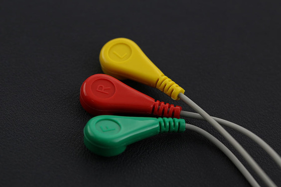 Gravity: Analog Heart Rate Monitor Sensor (ECG) for Arduino (ของแท้จาก DFRobot)