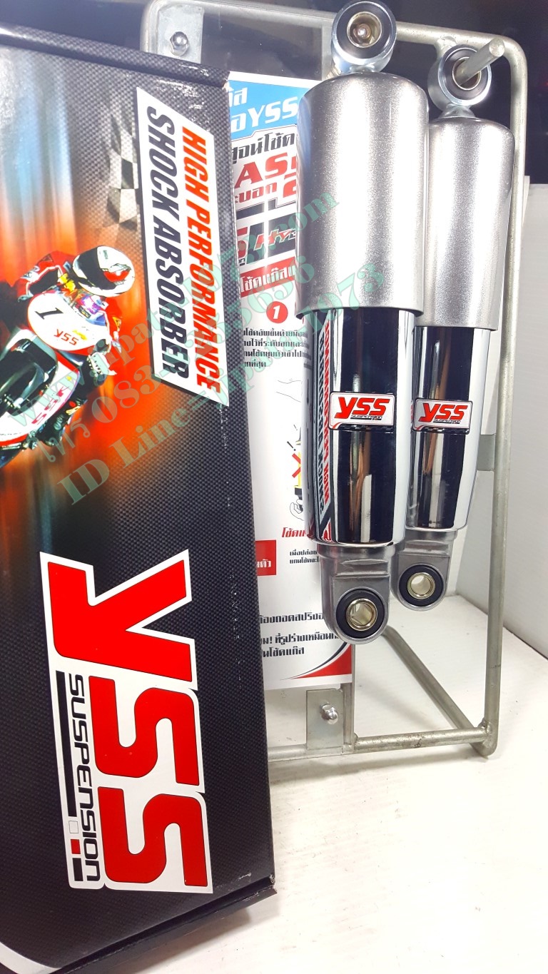 (Fresh)โช้คอัพหลังคู่ YSS สำหรับ Yamaha Fresh สีบรอนซ์