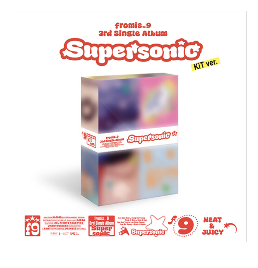fromis_9 - 3rd Single Album 'Supersonic' - แบบ kit ver - ส่งเรือ