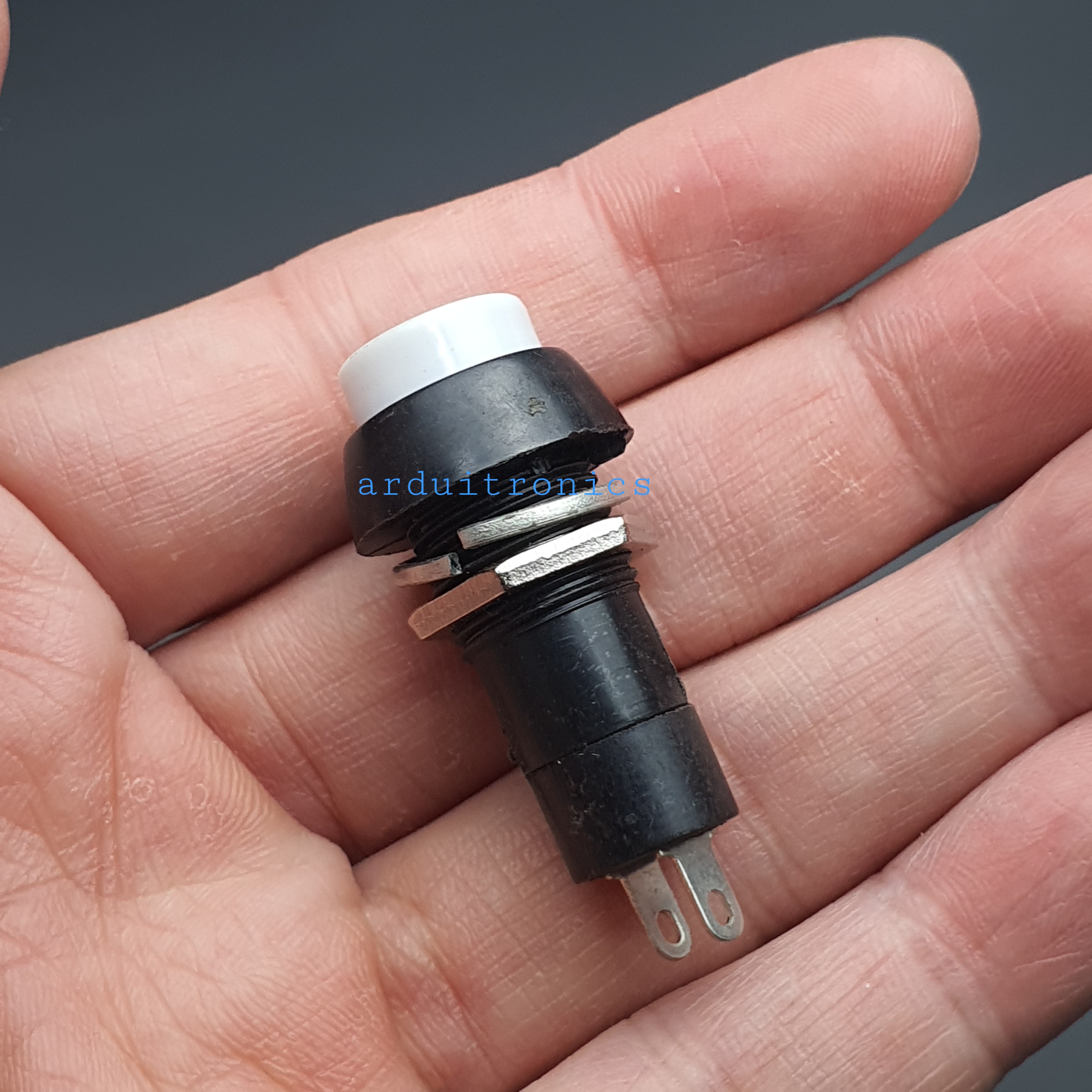 สวิตช์ กดติด กดดับ 250V 3A (สีขาว) - White