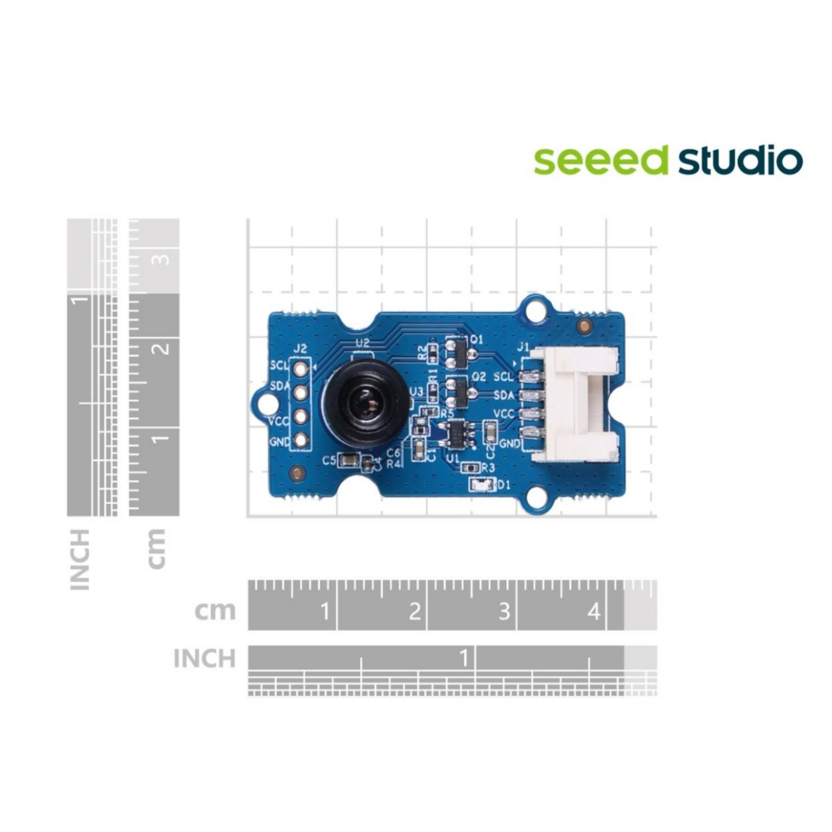 Grove - Thermal Imaging Camera - MLX90621 BAB 16x4 IR Array with 60° FOV (แท้จาก SeeedStudio)