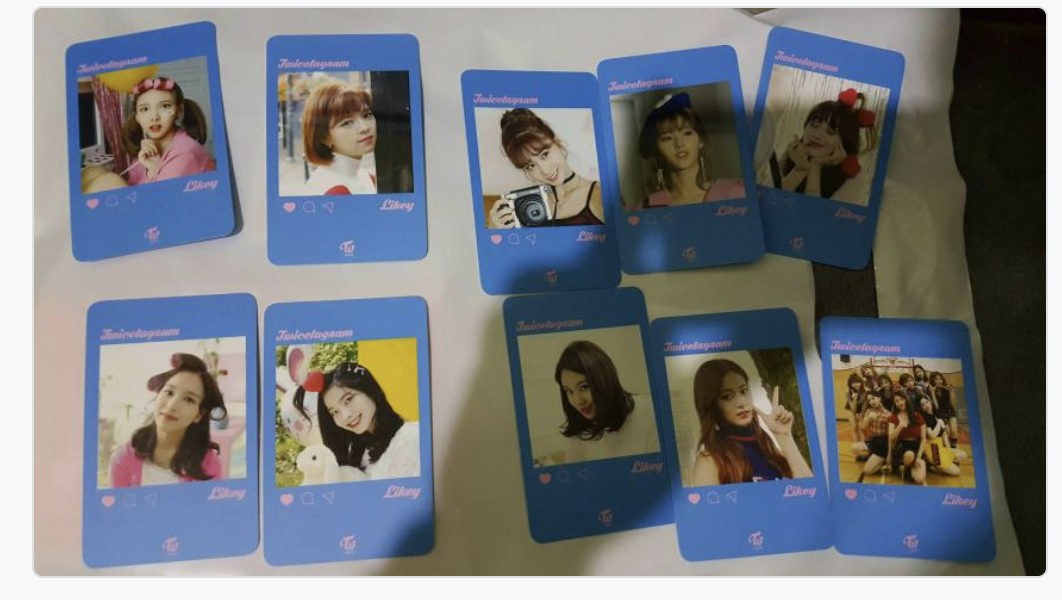 TWICE Store photo card set พร้อมส่ง