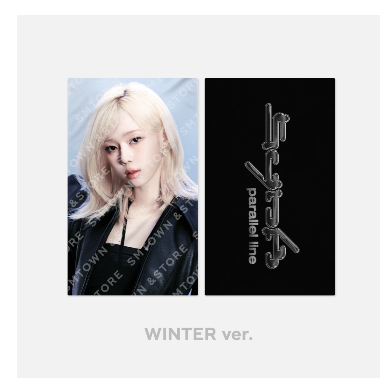 aespa -2024 aespa LIVE TOUR - SYNK : PARALLEL LINE – OFFICIAL MD - Slogan แบบ winter
