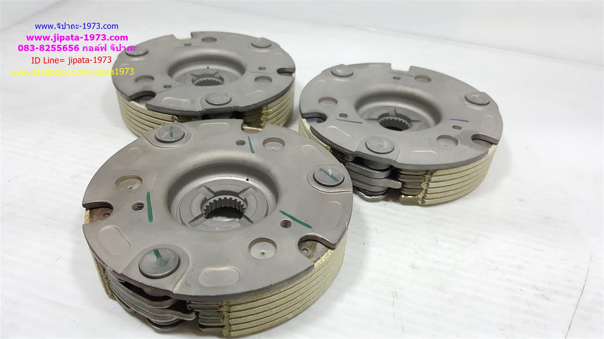 (Wave 125) ชุดผ้าคลัทช์แรงเหวี่ยง ชุดใหญ่ Honda Wave 125 i New (ปลาวาฬ) แท้