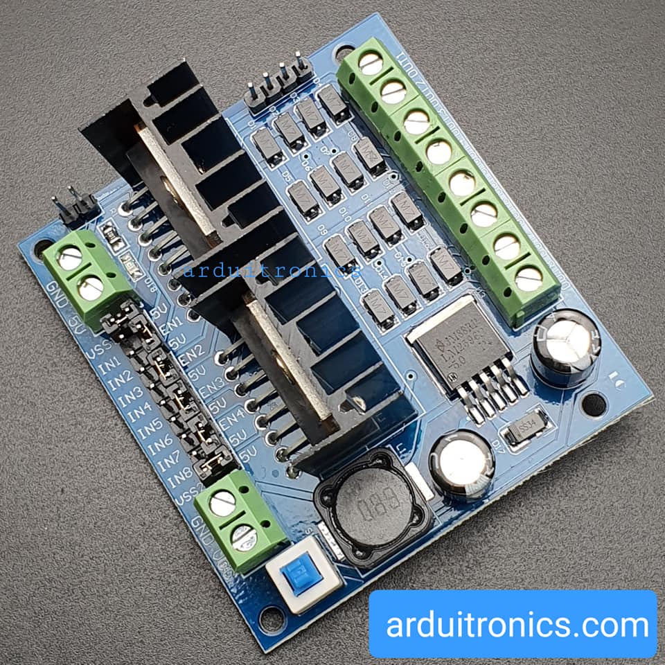 L298N โมดูลขับมอเตอร์ 4 ช่อง L298N Motor Drive Module V2