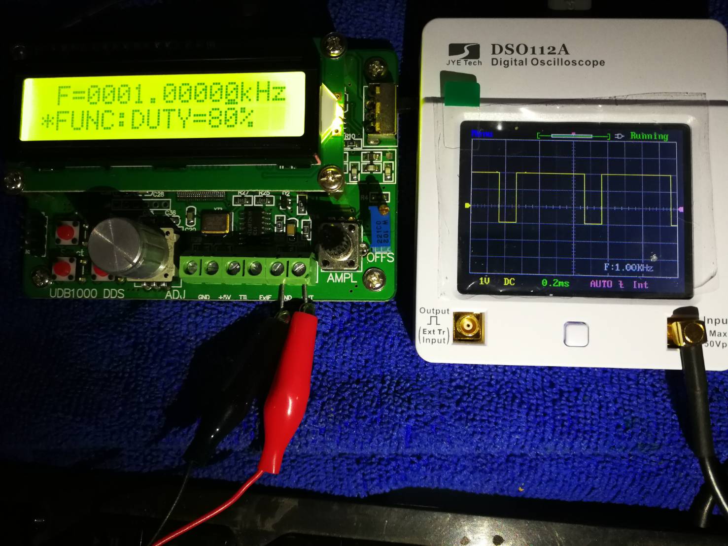 Function Generator : เครื่องกำเนิดสัญญาณ DDS Signal Generator 50MHz