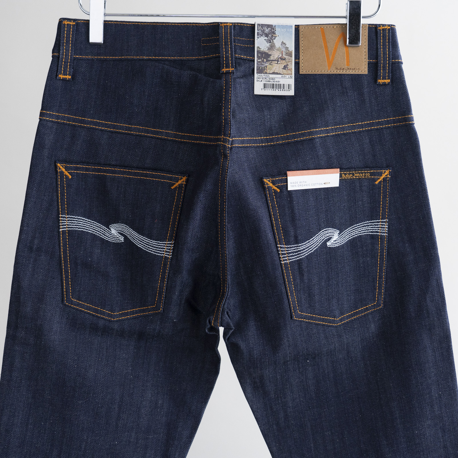 *Thin Finn Dry Ecru Embo [ผ้าดิบ]