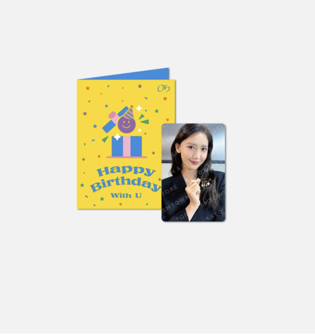 GIRLS' GENERATION - YOONA ARTIST BIRTHDAY ของสะสม -BIRTHDAY CARD