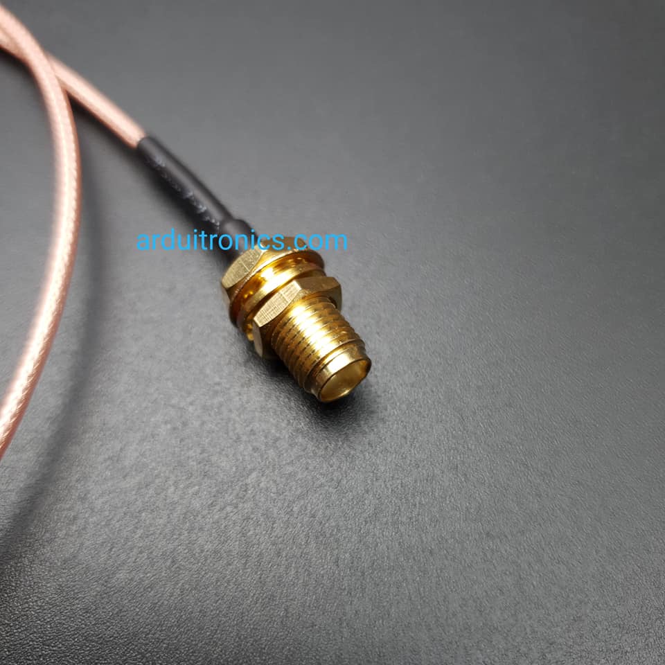 High Quality RF Adapter Cable (SMA to UFL/U.FL/IPX/IPEX) SMA Female Head Outer Screw Inner Hole Size 20 cm