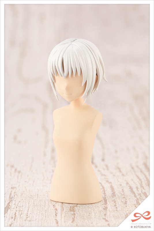 Kotobukiya Sousai Shojo Teien 1/10 After School Short Wig A [White & Chocolate Brown]