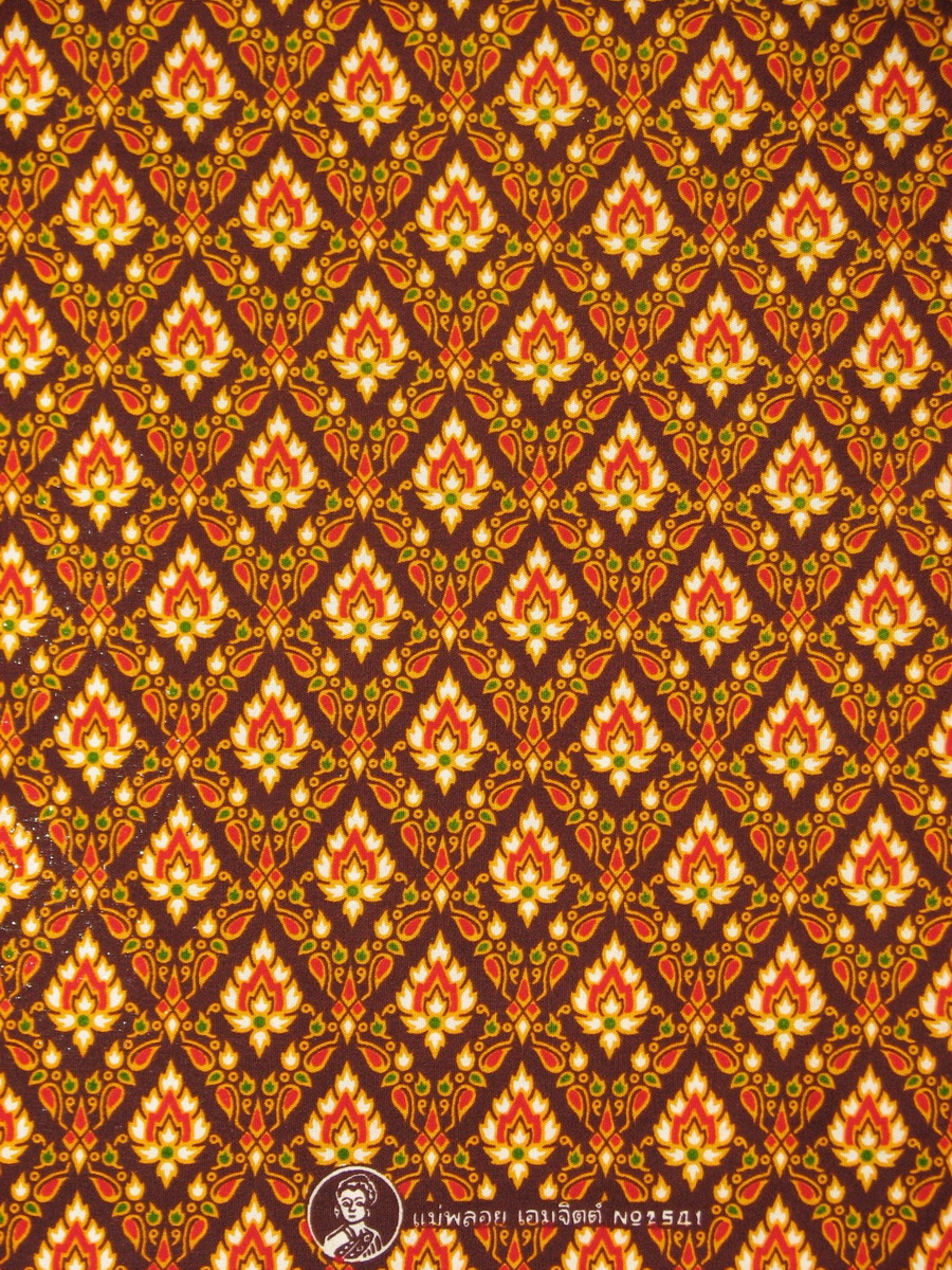 [D-MP2541] ผ้าถุงแม่พลอย 1.8เมตร เย็บพร้อมนุ่ง คอตต้อน 100%